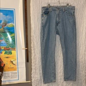 Levi's 505 Men's Cotton Jeans - Light Stonewash 38X30